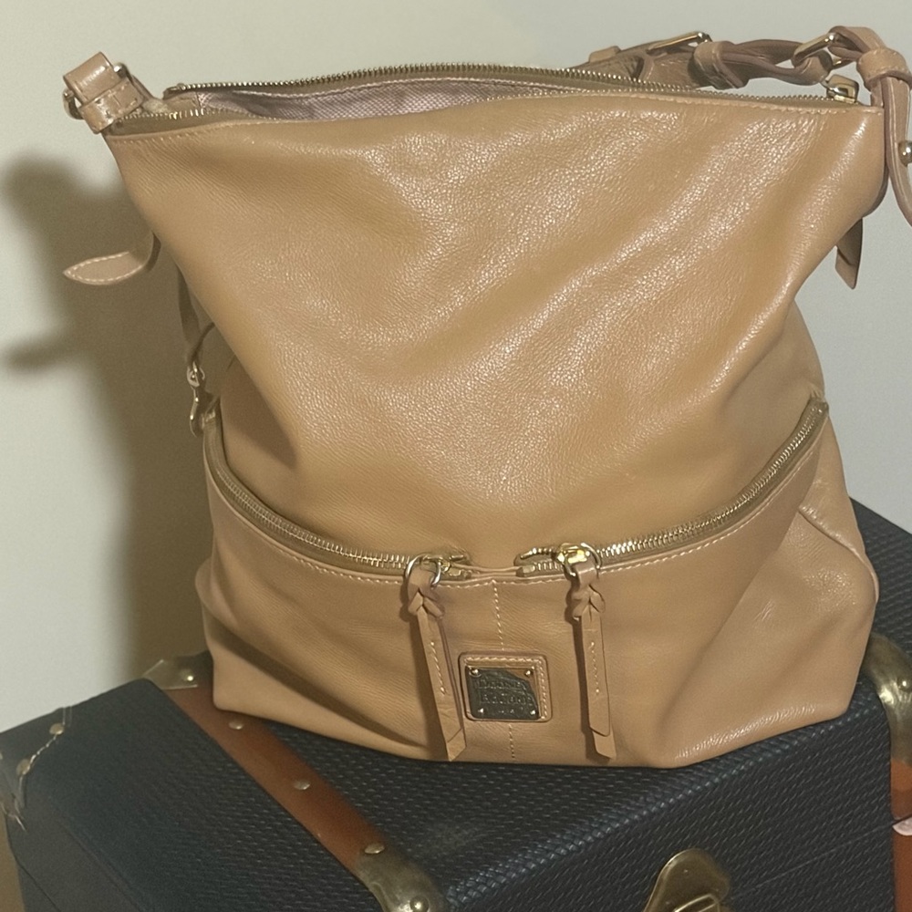 Coach Tan Leather Hobo Bag